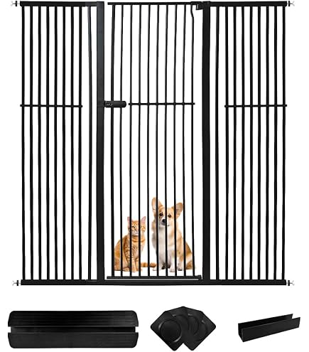 Amazon.co.jp: RAKU ペットゲート 猫ゲート 高さ155cm ハイタイプ